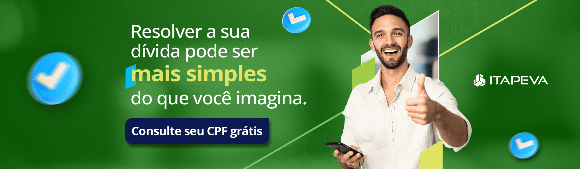 Resolver sua dívida ficou mais simples do que você imagina. Consulte seu CPF grátis.