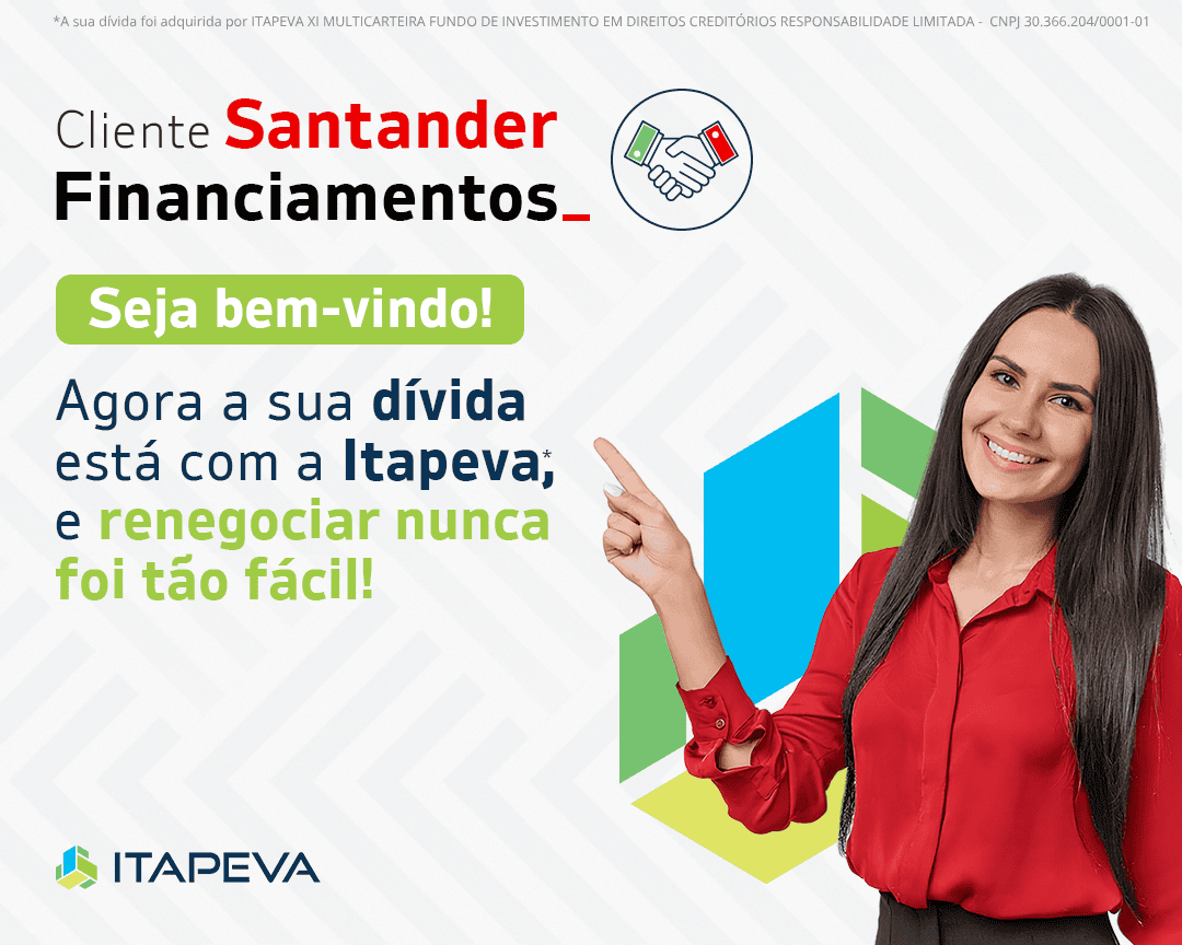 Cliente Santander Financiamentos seja bem vindo a Itapeva.